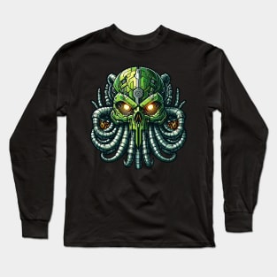 Biomech Cthulhu Overlord S01 D44 Long Sleeve T-Shirt